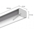 Накладной алюминиевый профиль для светодиодных лент LD profile – 25, 31021